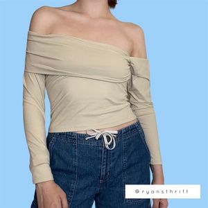 Abercrombie and fitch cream colored off the shoulder top